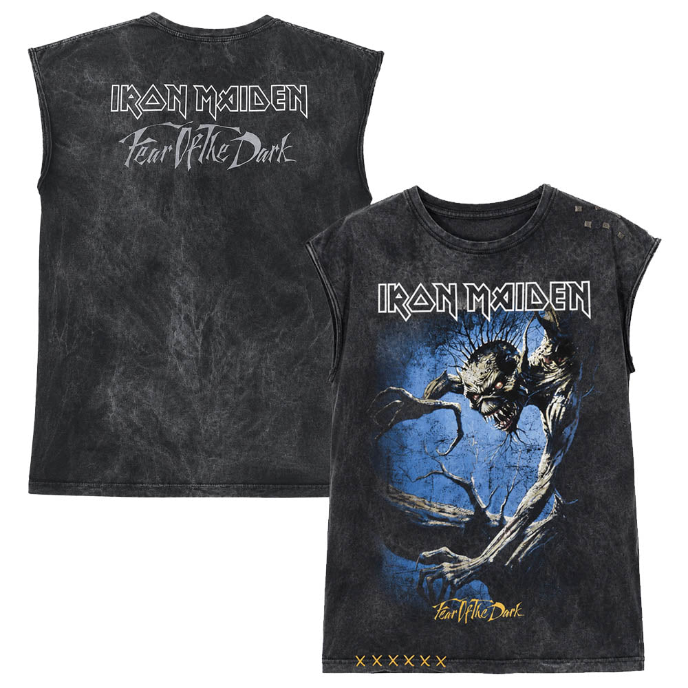 IRON MAIDEN - (11月 来日 記念 ) - fear of the dark Xavi Magic Day Black / 暗闇で光る / バックプリントあり